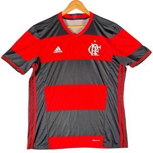 Nr 8 Flamengo CRF Sz L Home Soccer Football Jersey Shirt  Adidas Brazil 2016